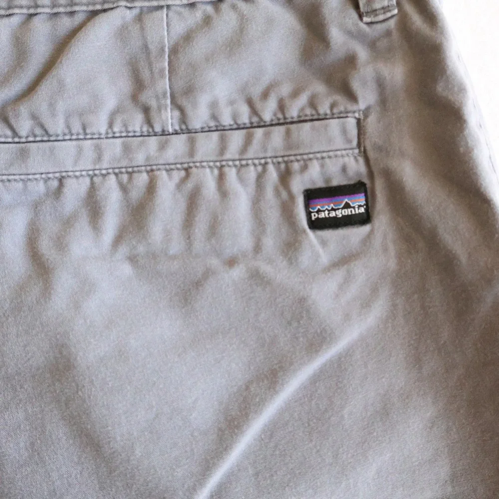 Patagonia Men's Organic Cotton Stand Up Shorts Grey Size 32 Outdoor Hiking
